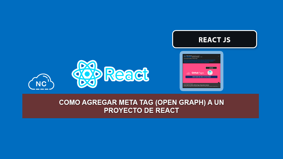 Como Agregar Meta Tag (Open Graph) A Un Proyecto de React