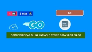 Como Verificar Si Una Variable String Está Vacia en Go