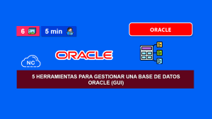 5 Herramientas Para Gestionar Una Base de Datos Oracle (GUI)