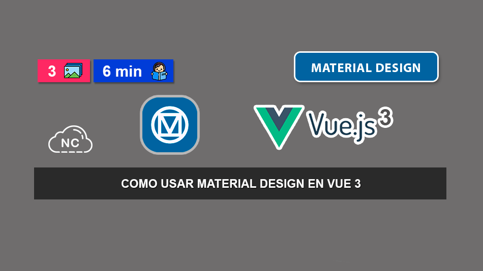 Como Usar Material Design en Vue 3