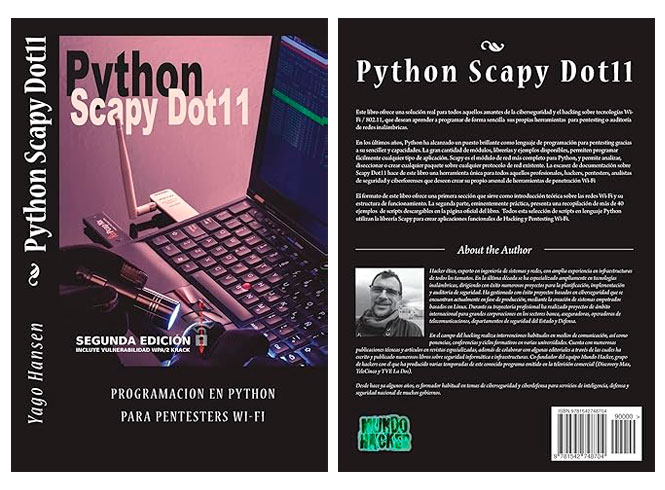 Libro Python Scapy Dot11 de Pentesting