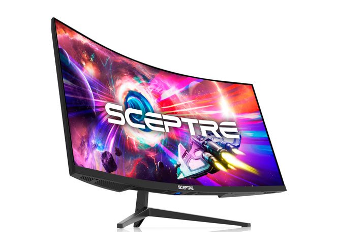 Monitor para programadores Sceptre WQHD ultraancho