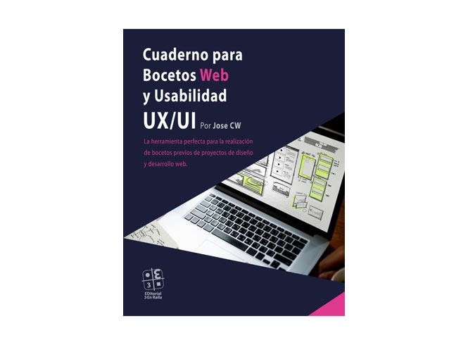 Libro Cuaderno para Bocetos Web y Usabilidad UX/UI