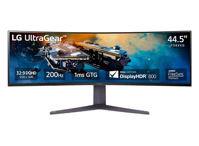 Monitor para programadores LG 45GR65DC-B Ultragear