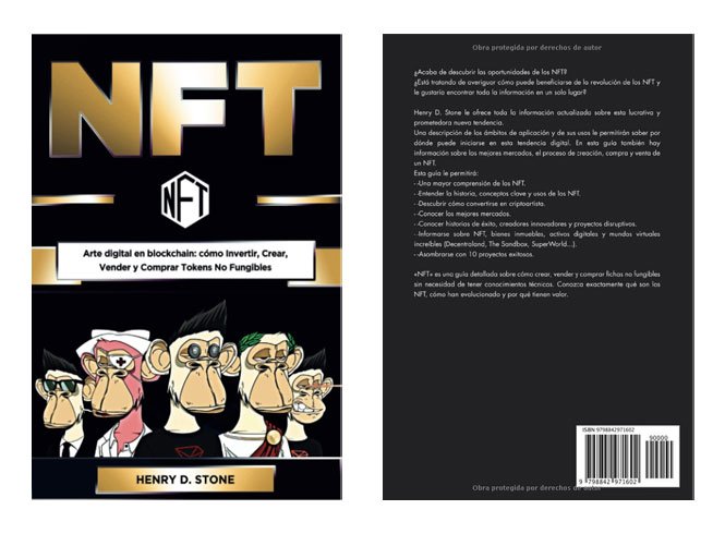 Libro NFT arte digital en Blockchain