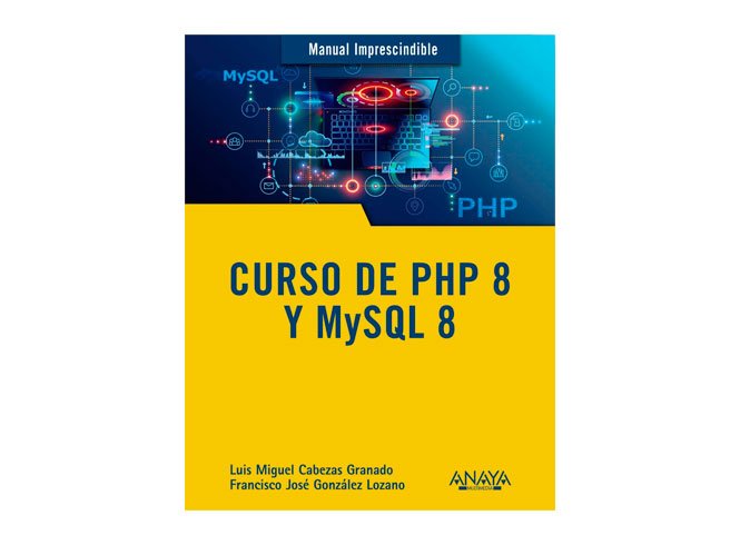 Libro Anaya Curso de PHP 8 y MySQL 8