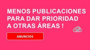 Cambio en las Publicaciones !